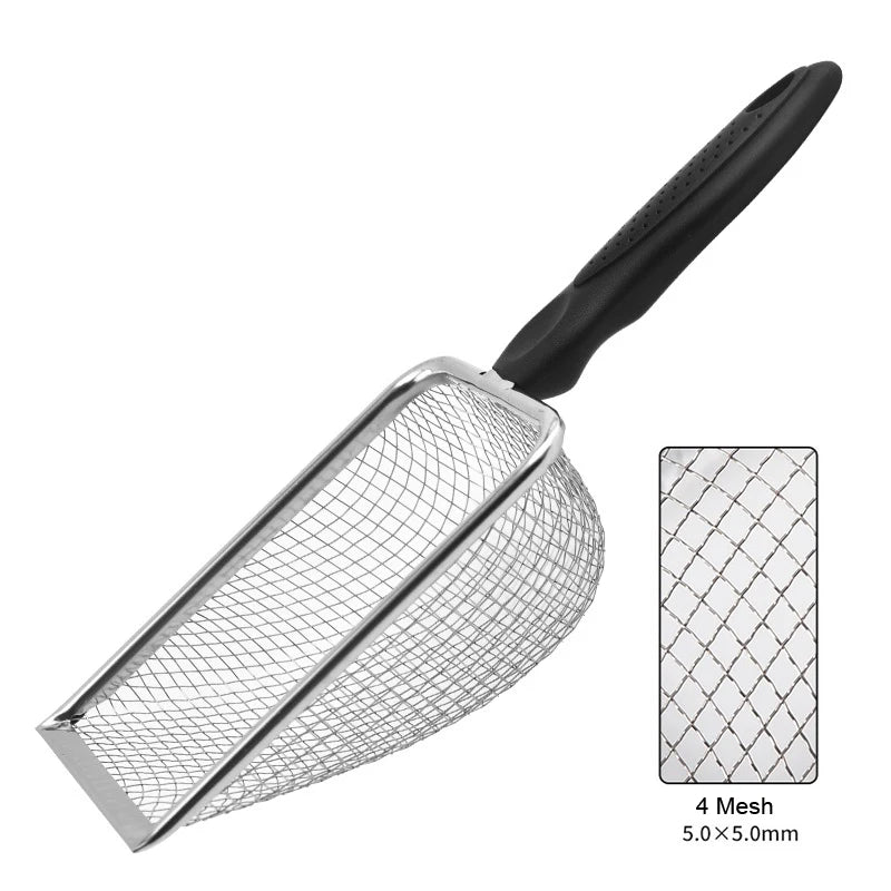 Fine Mesh Stainless Steel Litter Scoop | FurvioShop