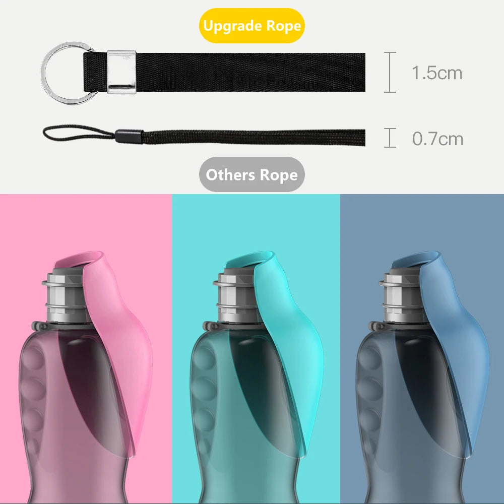 800ml Foldable Large Dog Water Bottle | FurvioShop