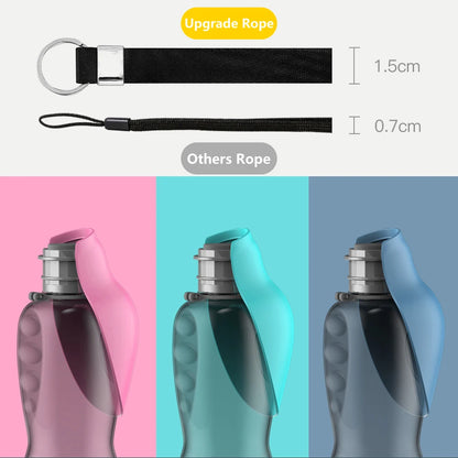 800ml Foldable Large Dog Water Bottle | FurvioShop
