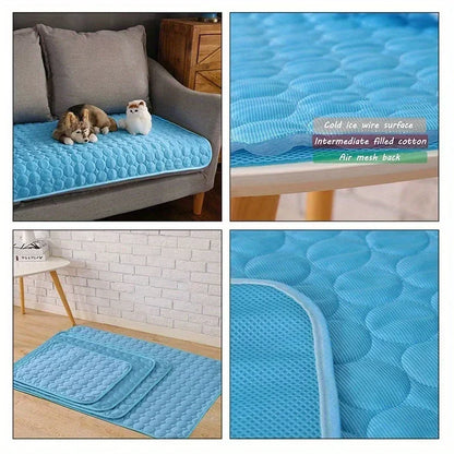 Breathable Ice Silk Pet Cooling Mat | FurvioShop