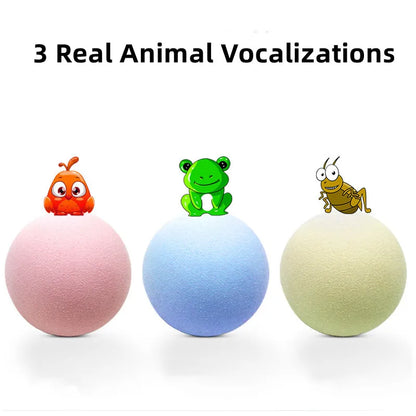 Interactive Animal Sound Cat Toy Ball | FurvioShop