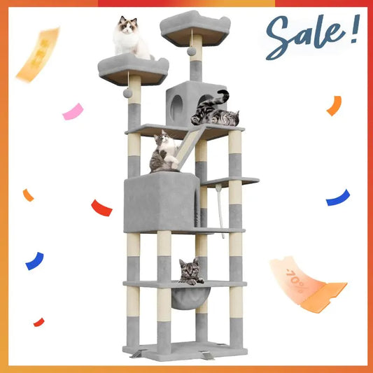 Ultimate XXL Cat Tree Tower - 208cm | FurvioShop