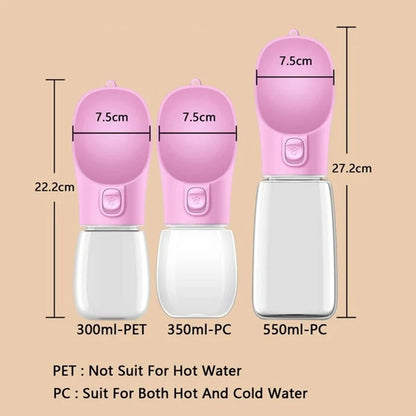 Portable Leakproof Dog Water Bottle Travel Dispenser | FurvioShop