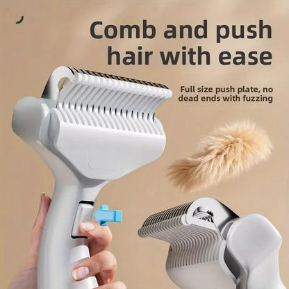Self-Cleaning Pet Dematting Comb & Shedding Brush | FurvioShop