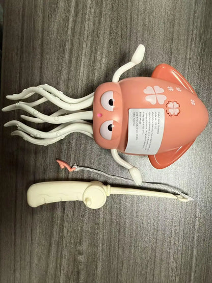 Interactive Dancing Octopus Teaser Toy by Furvio Shop featuring a colorful, animated octopus with moving tentacles and playful design.