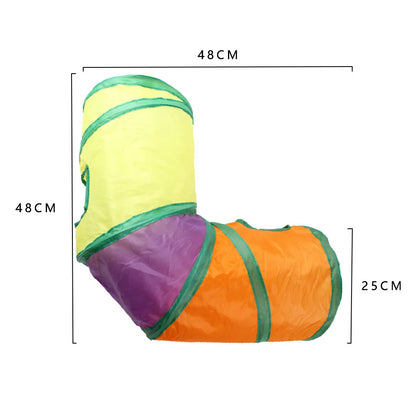 Foldable Crinkle Cat Play Tunnel | FurvioShop
