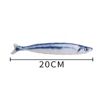 Realistic plush fish toy from Furvio Shop featuring detailed scales and fins, perfect for cuddling or decorative display.