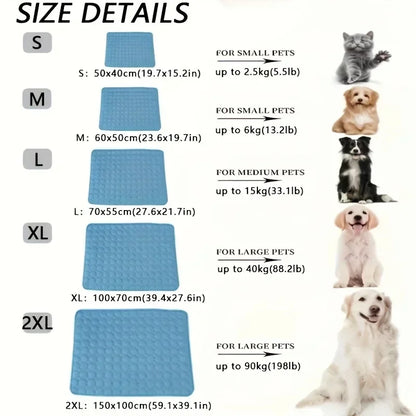 Breathable Ice Silk Pet Cooling Mat | FurvioShop