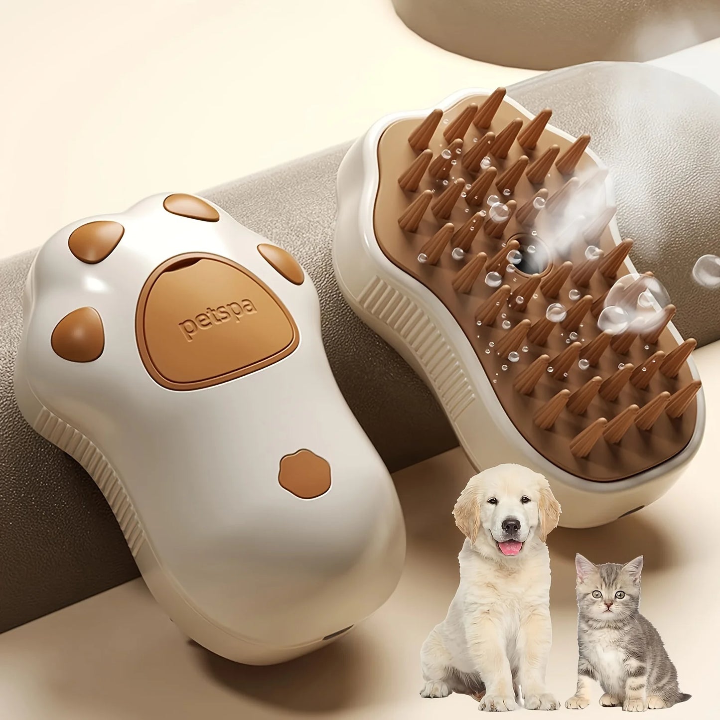 Silent Spray Pet Massage Comb & Brush | FurvioShop