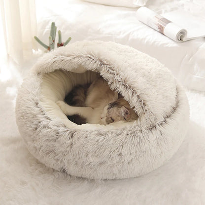 Cozy Plush Cave Pet Bed | FurvioShop