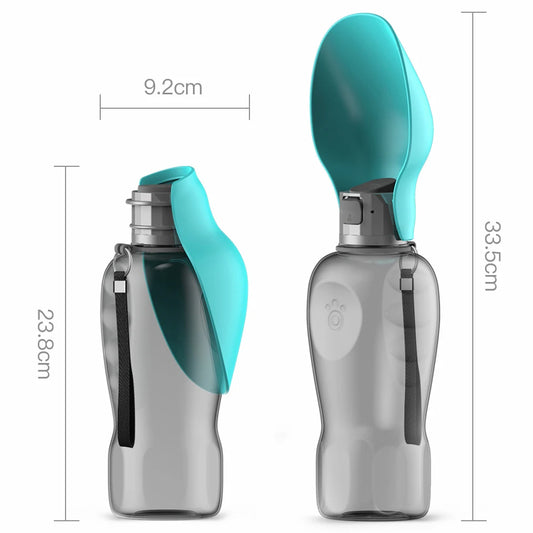 800ml Foldable Large Dog Water Bottle | FurvioShop