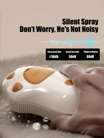 Silent Spray Pet Massage Comb & Brush | FurvioShop