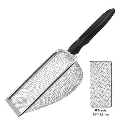 Fine Mesh Stainless Steel Litter Scoop | FurvioShop