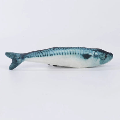 Realistic plush fish toy from Furvio Shop featuring detailed scales and fins, perfect for cuddling and decorative display.