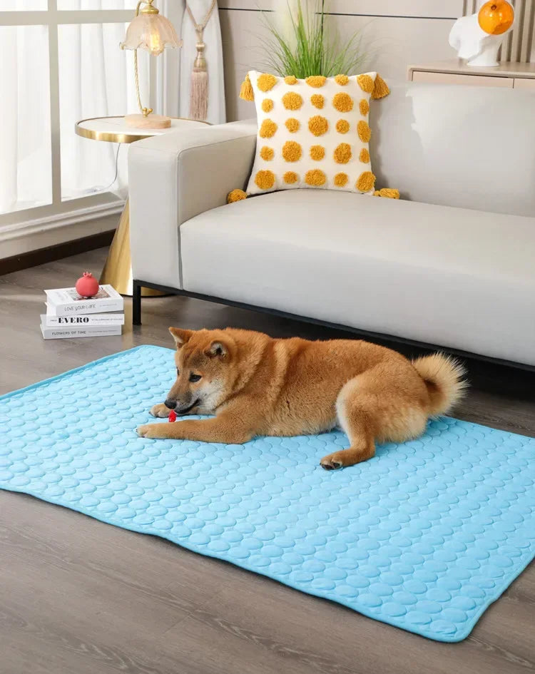 Breathable Ice Silk Pet Cooling Mat | FurvioShop