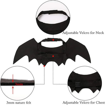 Adjustable Pet Bat Wings Costume for Dogs & Cats | FurvioShop