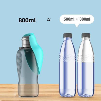 800ml Foldable Large Dog Water Bottle | FurvioShop