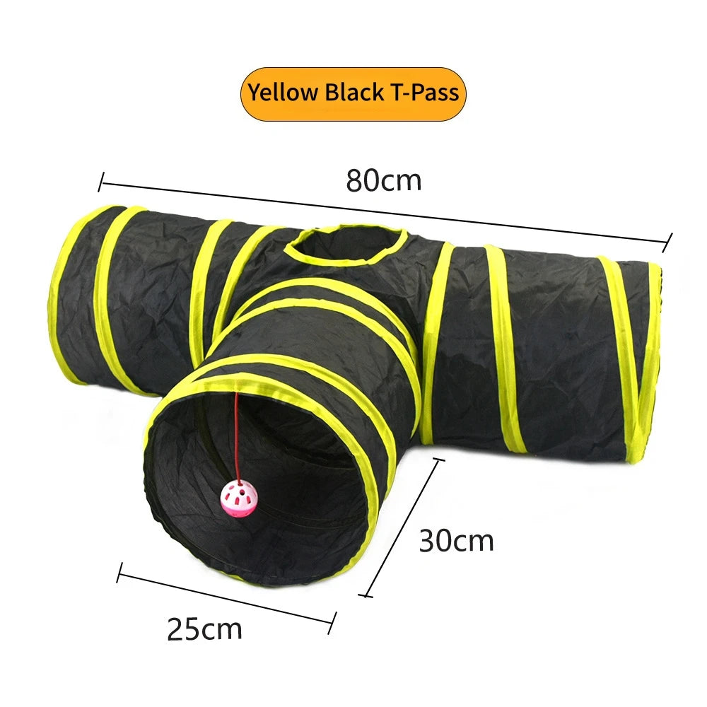 Foldable Crinkle Cat Play Tunnel | FurvioShop