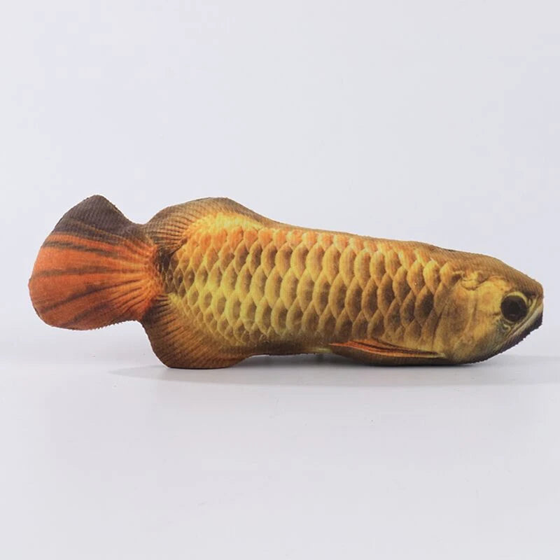 Realistic plush fish toy by Furvio Shop, soft and detailed with colorful scales and fins, suitable for children and collectors.
