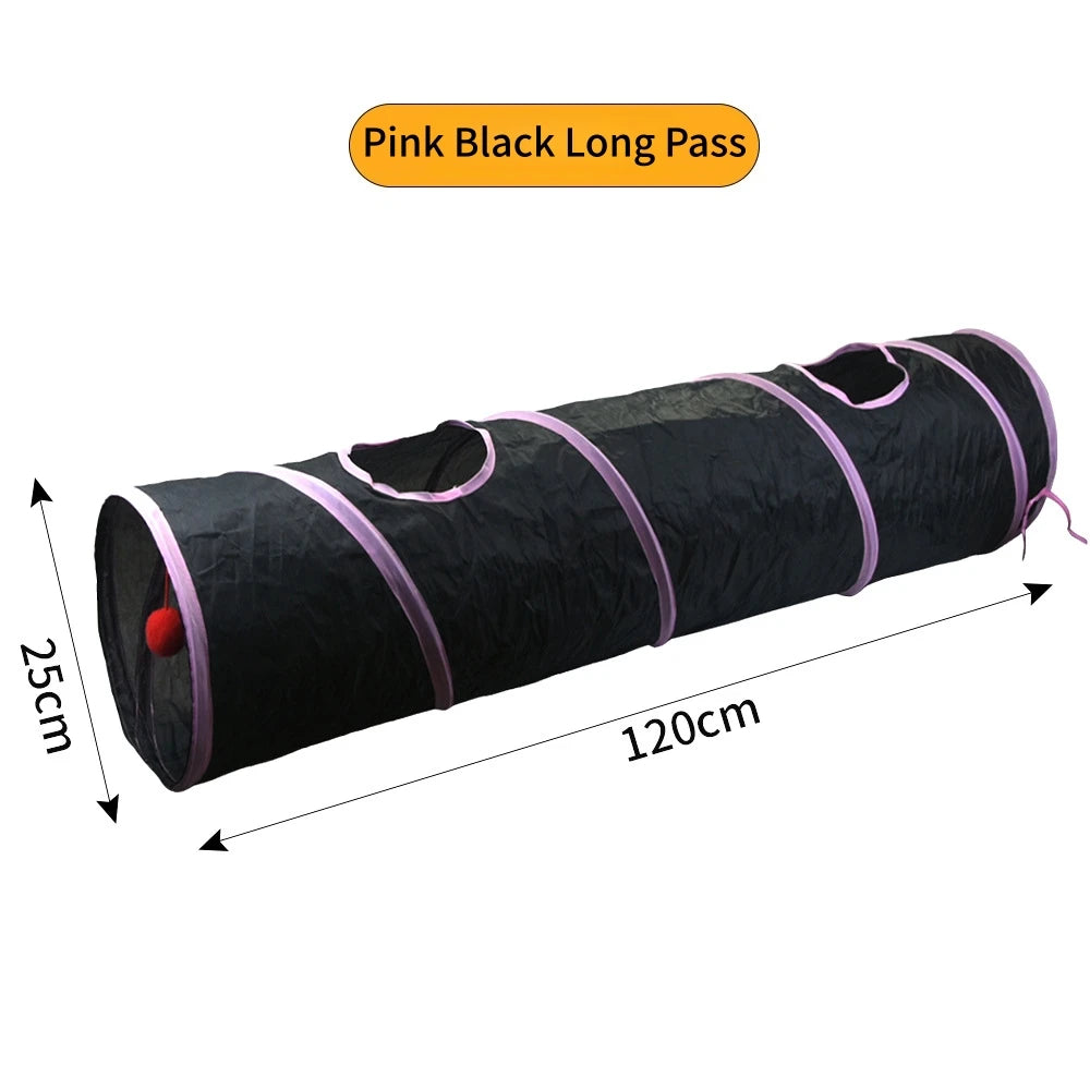 Foldable Crinkle Cat Play Tunnel | FurvioShop