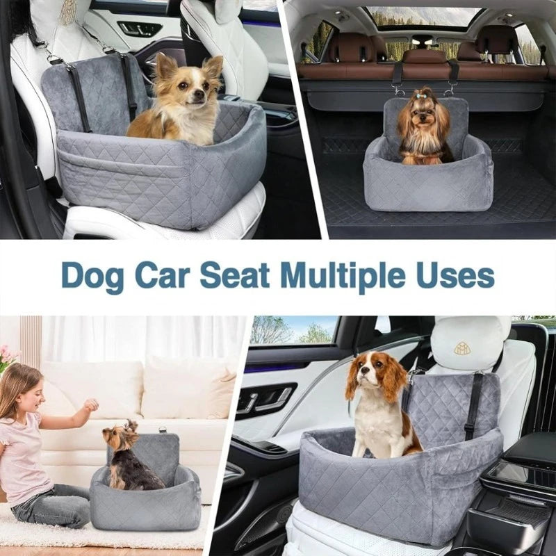Safe & Cozy Dog Car Seat Booster Bed | FurvioShop