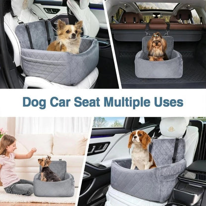 Safe & Cozy Dog Car Seat Booster Bed | FurvioShop