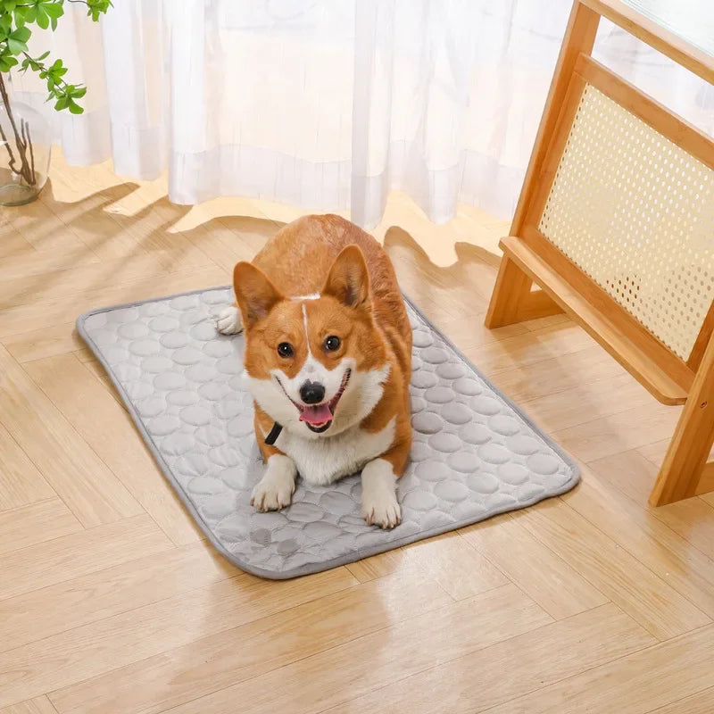 Breathable Ice Silk Pet Cooling Mat | FurvioShop