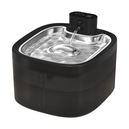 Furvio Shop AquaFlow Wireless Smart Pet Fountain with 3.5L capacity, featuring a sleek design and flowing water for pets.