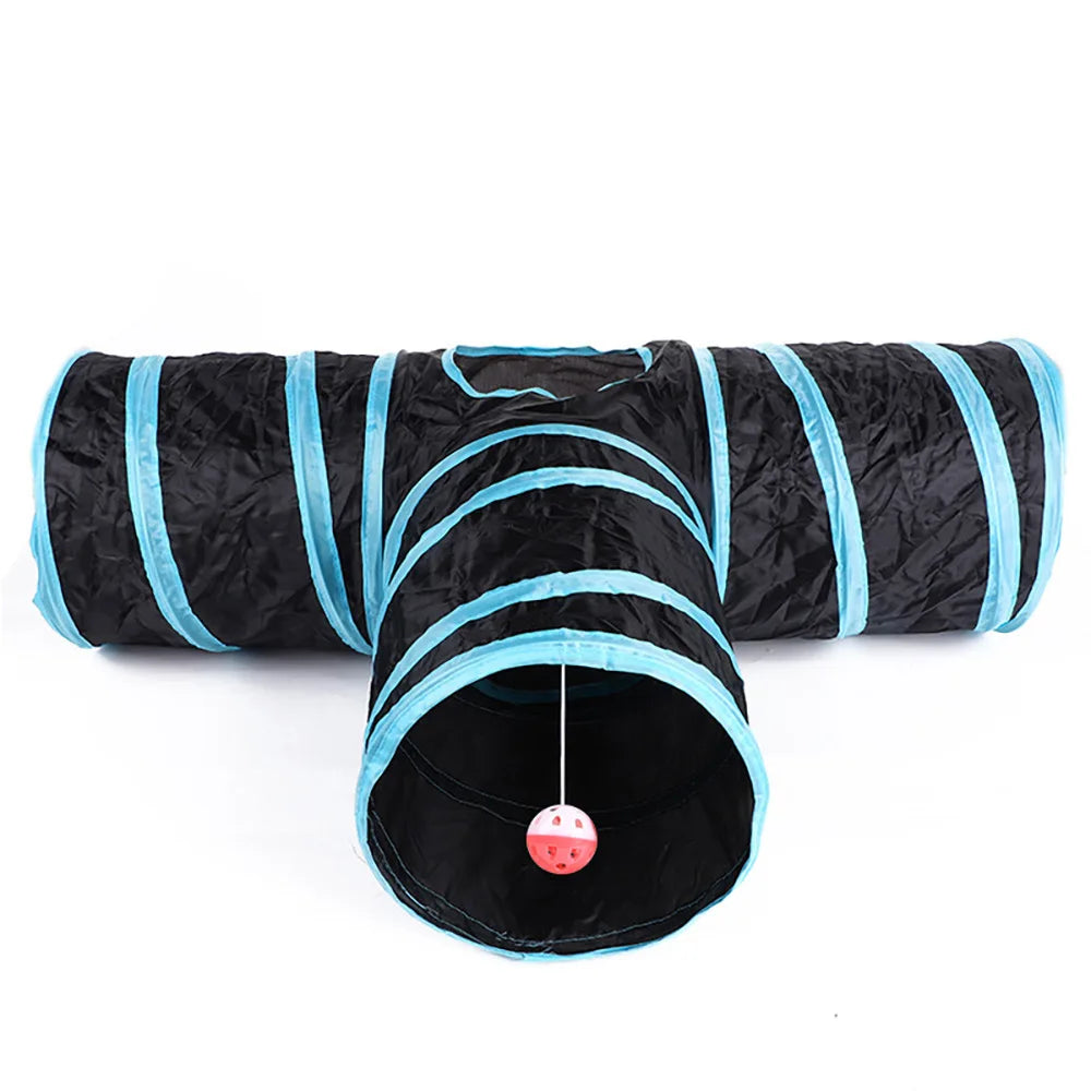 Foldable Crinkle Cat Play Tunnel | FurvioShop