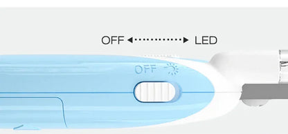 Illuminating LED pet nail clippers from Furvio Shop, featuring a sleek design with LED light for precise grooming.