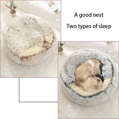 Cozy Plush Cave Pet Bed | FurvioShop