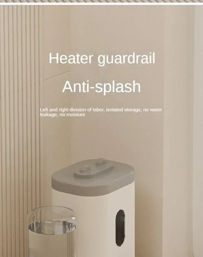 Furvio Shop 2-in-1 automatic pet feeder and water dispenser with sleek design, featuring food and water compartments for pets.