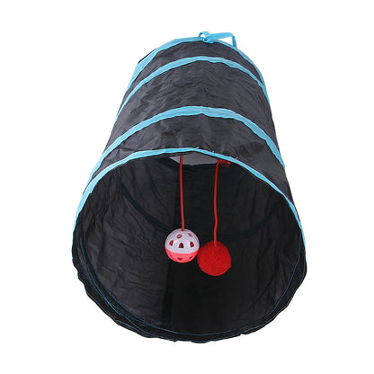 Foldable Crinkle Cat Play Tunnel | FurvioShop