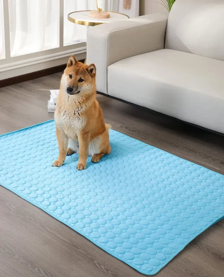 Breathable Ice Silk Pet Cooling Mat | FurvioShop