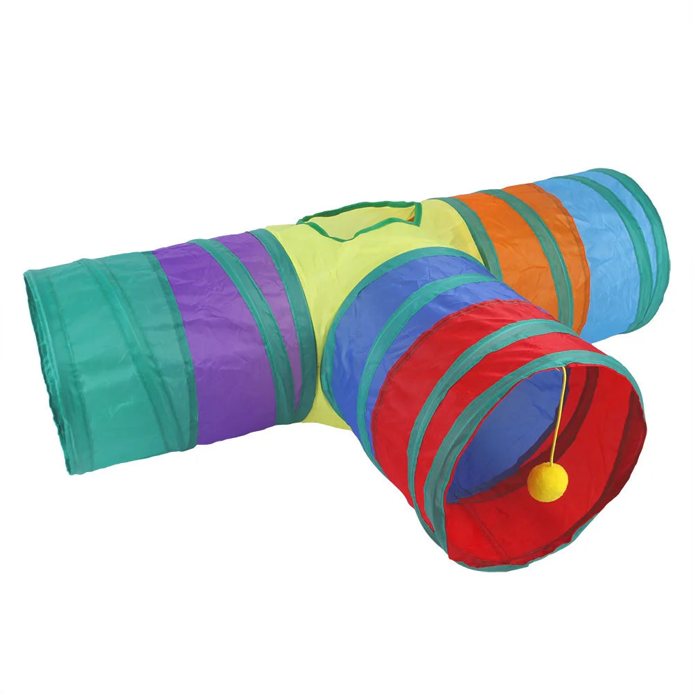 Foldable Crinkle Cat Play Tunnel | FurvioShop
