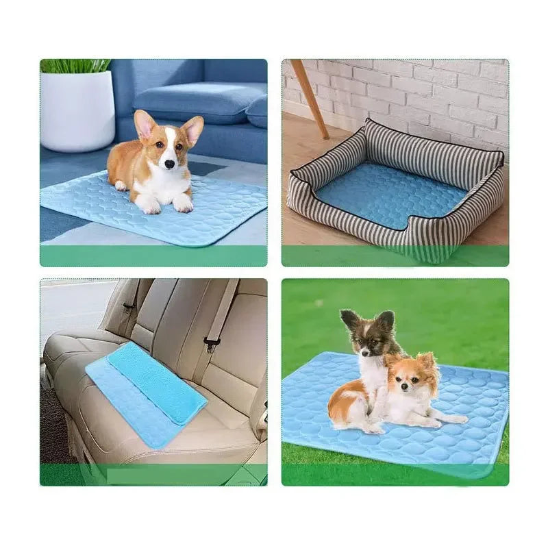 Breathable Ice Silk Pet Cooling Mat | FurvioShop