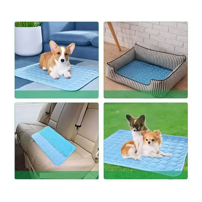 Breathable Ice Silk Pet Cooling Mat | FurvioShop