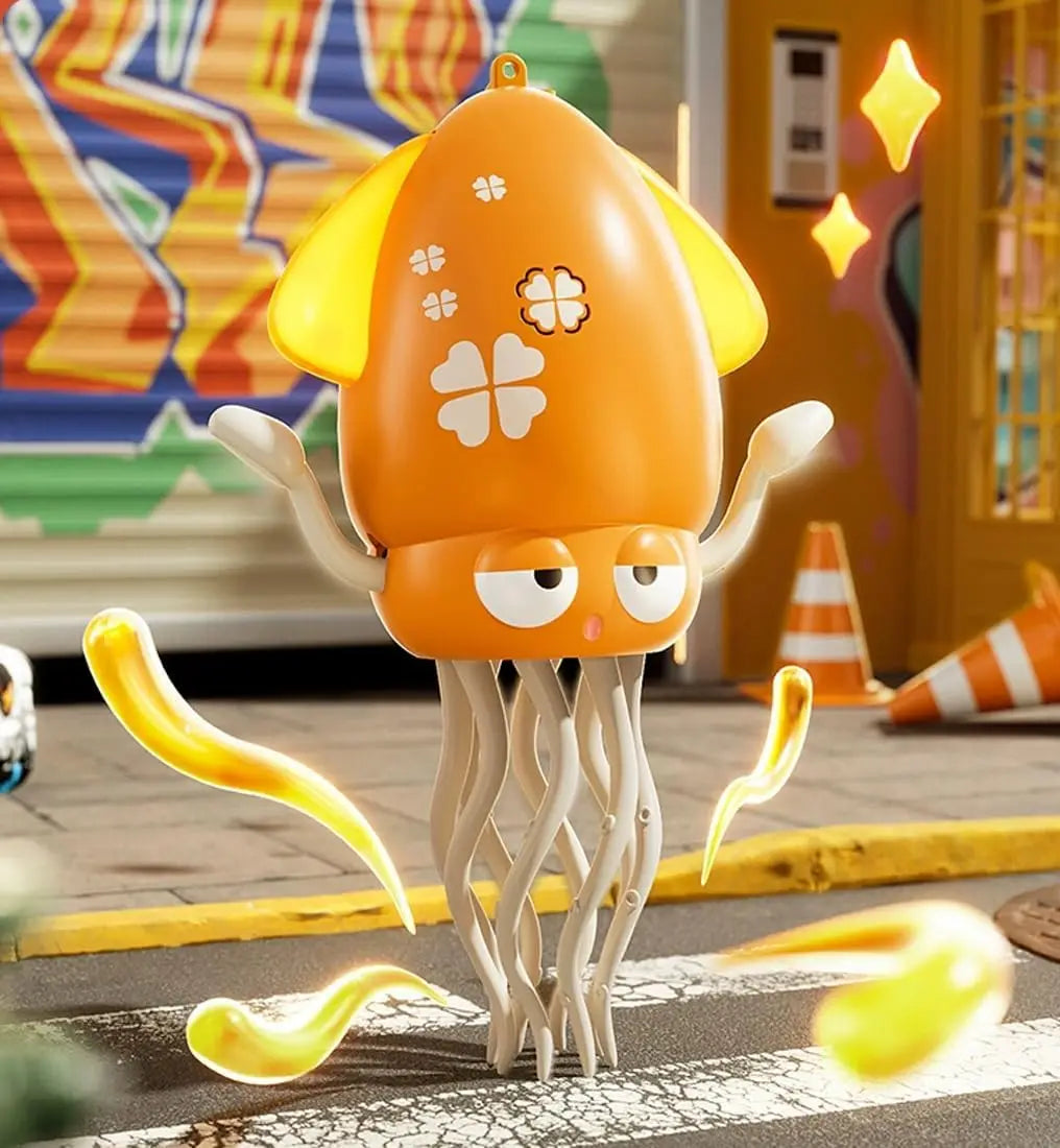 Colorful Furvio Shop Interactive Dancing Octopus Teaser Toy with moving tentacles and bright design, perfect for playful entertainment.