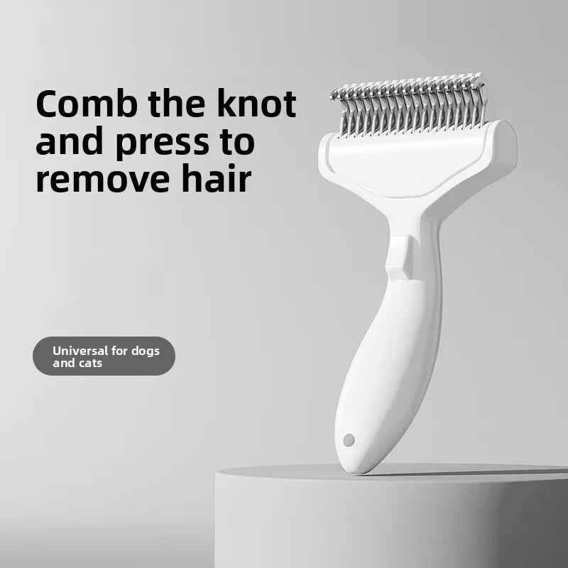 Self-Cleaning Pet Dematting Comb & Shedding Brush | FurvioShop