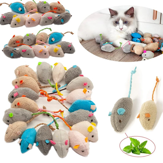 Interactive Plush Catnip Mouse Toys | FurvioShop