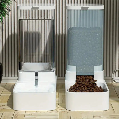 Large Capacity Gravity Pet Feeder & Water Dispenser | FurvioShop