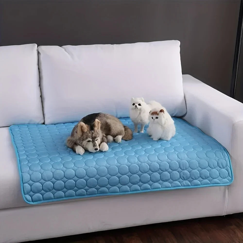 Breathable Ice Silk Pet Cooling Mat | FurvioShop