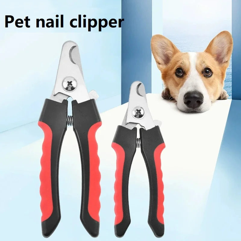 Furvio Shop professional pet nail clippers and file set with stainless steel tools for grooming cats and dogs.