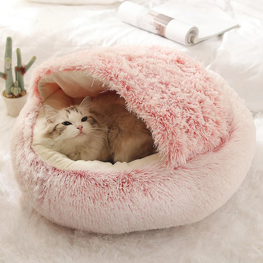 Cozy Plush Cave Pet Bed | FurvioShop