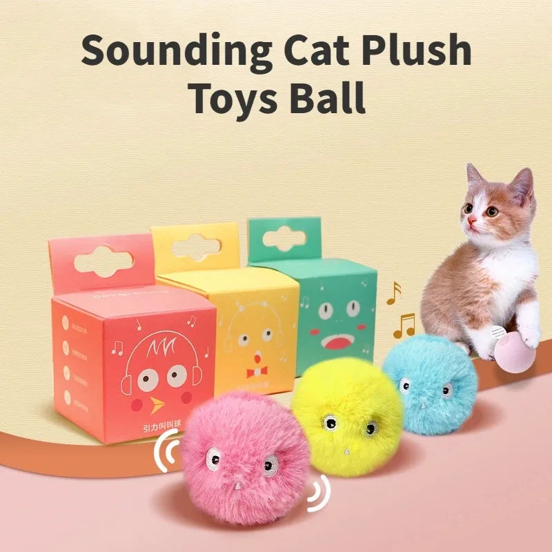 Interactive Animal Sound Cat Toy Ball | FurvioShop