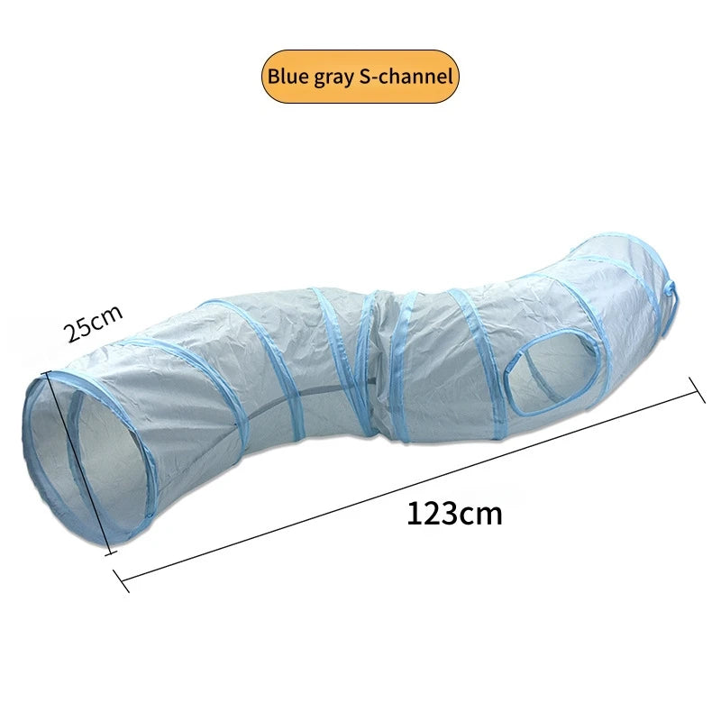 Foldable Crinkle Cat Play Tunnel | FurvioShop