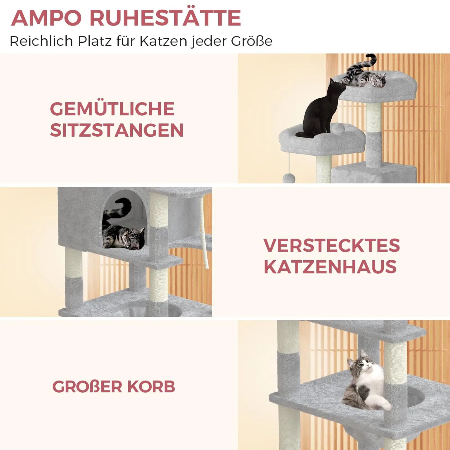 Ultimate XXL Cat Tree Tower - 208cm | FurvioShop