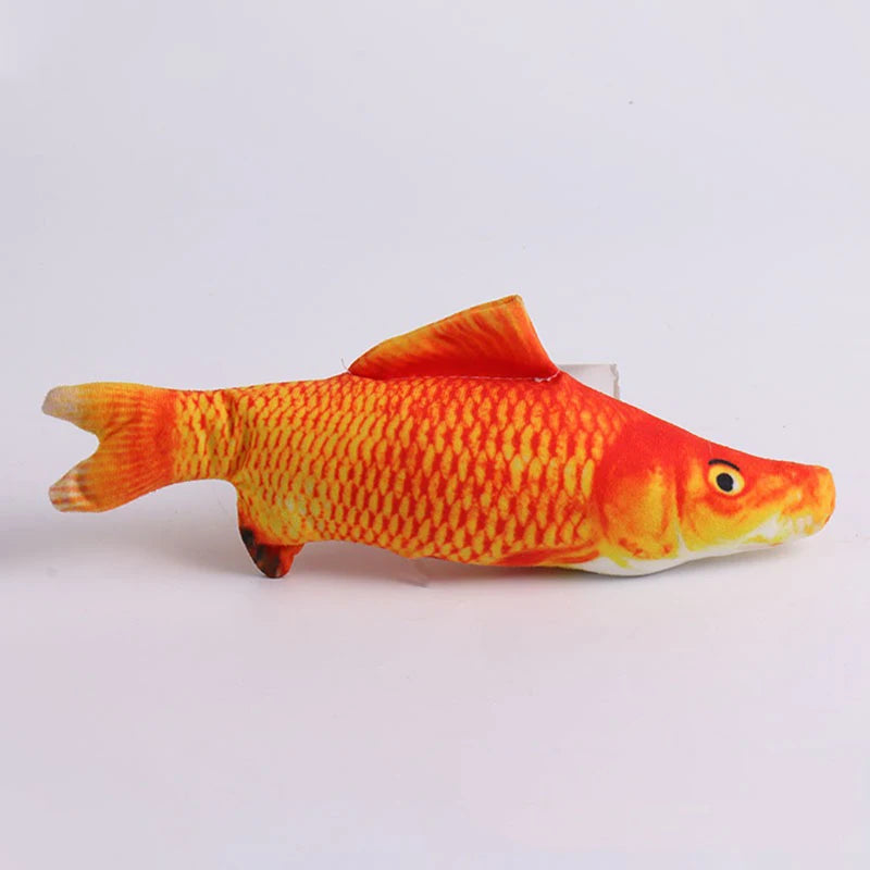 Realistic plush fish toy by Furvio Shop featuring detailed fins and scales on a soft fabric body.