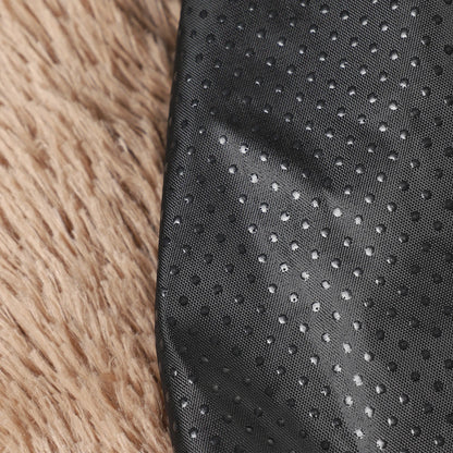 Ultra-soft plush paw-shaped pet bed by Furvio Shop, featuring warm winter fleece and cozy cushioning for small dogs and cats.