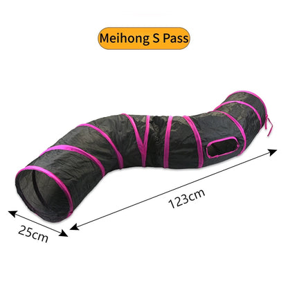 Foldable Crinkle Cat Play Tunnel | FurvioShop